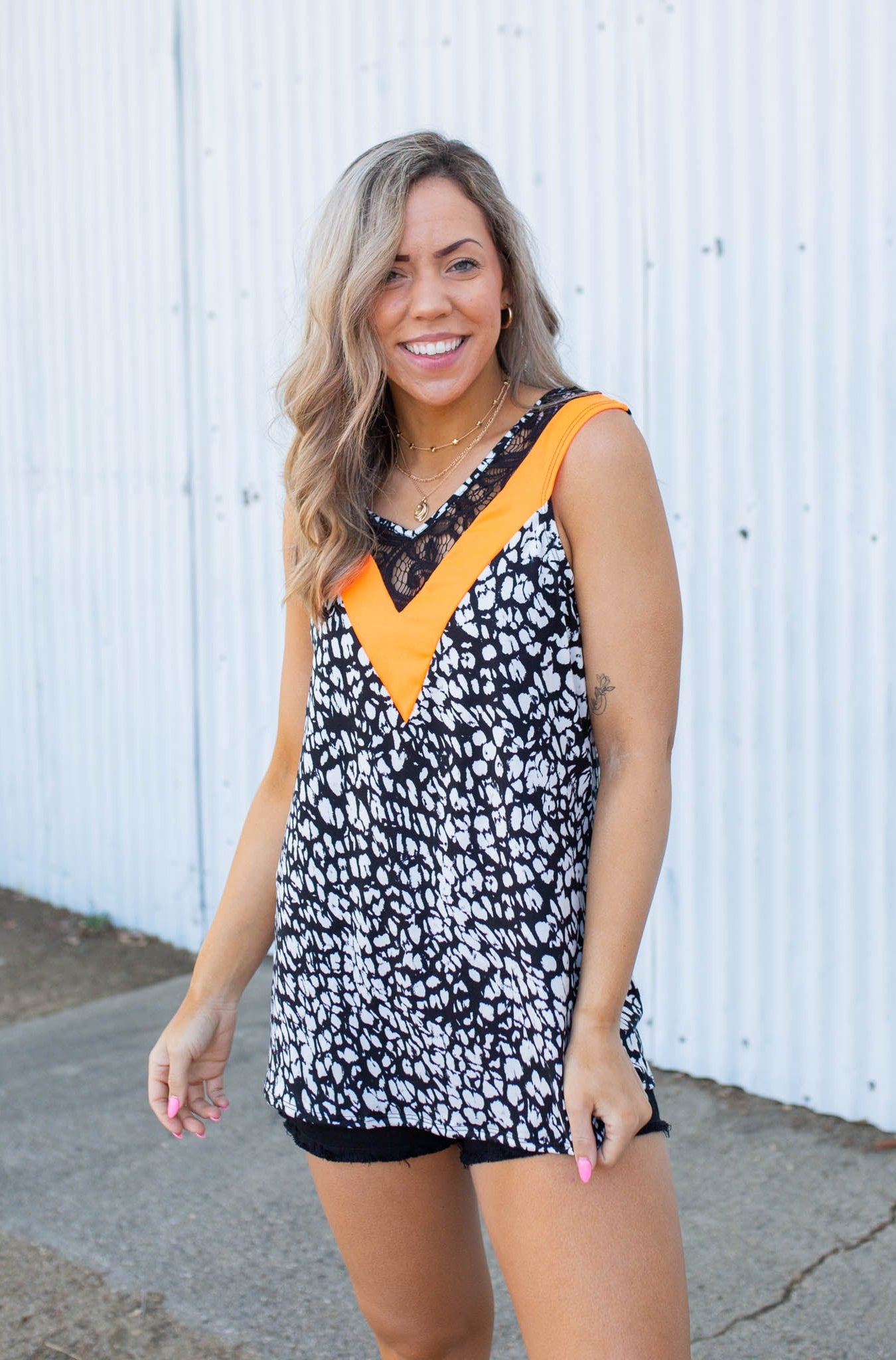 Always Stand Out Sleeveless Top Boutique Simplified