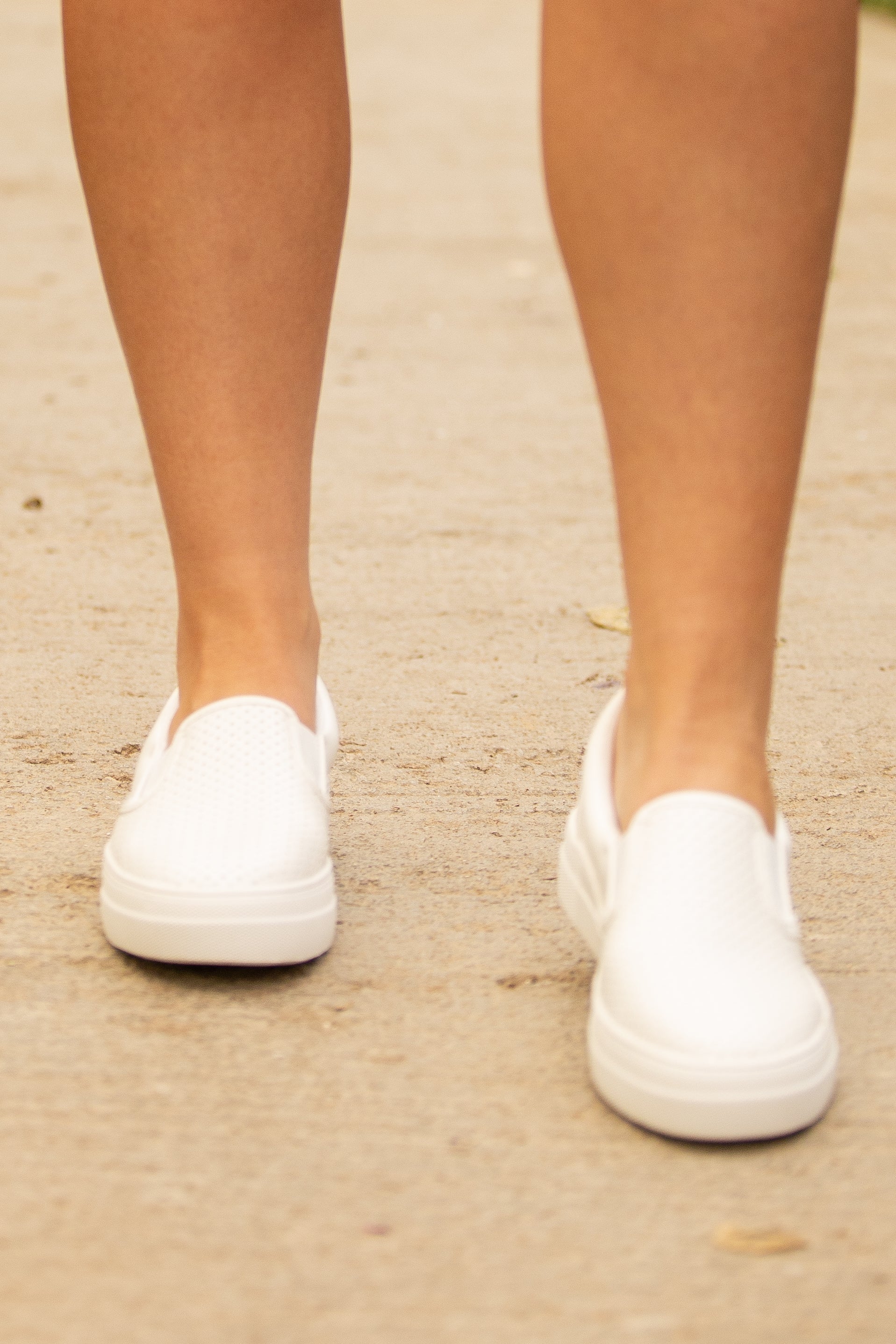 Slip Into Style Slip On Sneakers - White Accessories Boutique Simplified