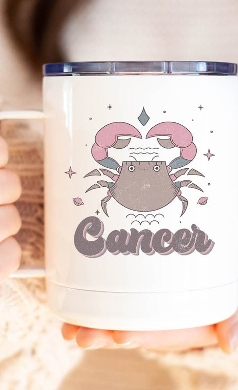 Cancer Astrological Sign Coffee Travel Cup Cali Boutique