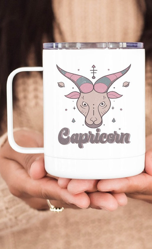 Capricorn Astrological Sign Travel Coffee Cup Cali Boutique