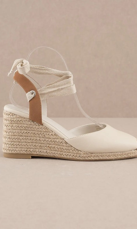 D-ALONDRA-ESPADRILLE, LACE UP, WEDGE Let's See Style