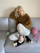 Good Kitty - Women's Sherpa Slippers Socks Oooh Yeah Socks