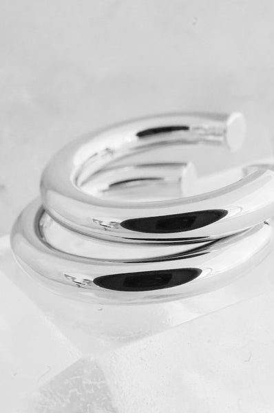 Carolina Thick Hoops - Medium HONEYCAT Jewelry