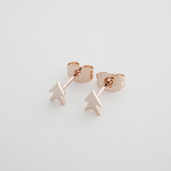 Tiny Arrowhead Studs HONEYCAT Jewelry