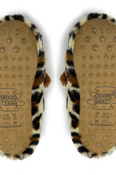 Cheetah Bang - Women's Cozy House Slipper Oooh Yeah Socks