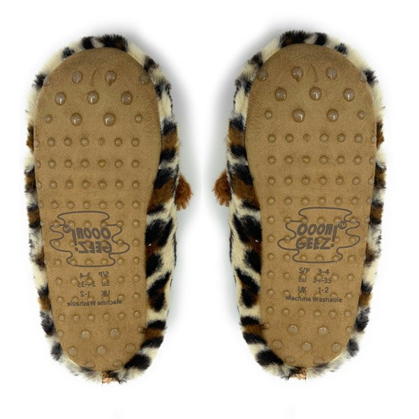 Cheetah Bang - Women's Cozy House Slipper Oooh Yeah Socks