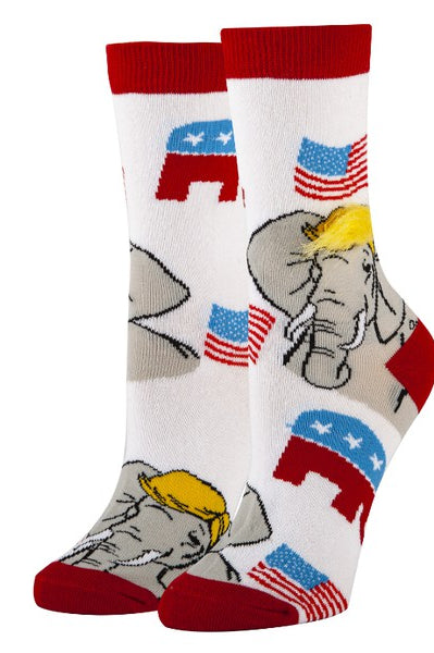 Right-Wing - Women's Funny Socks Oooh Yeah Socks