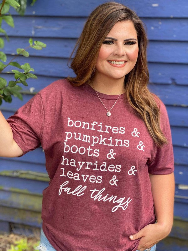 All Things Fall Tee Ask Apparel