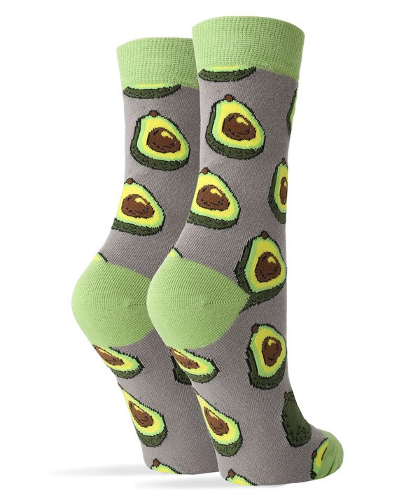 Avocado Life - Women's Funny Crew Socks Oooh Yeah Socks