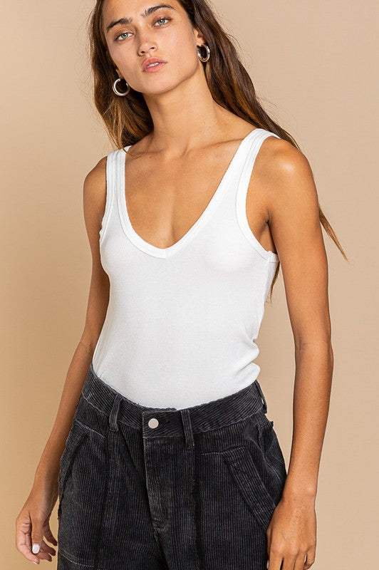 Sleeveless Relaxed Fit Tank Top POL
