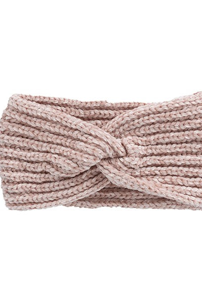 KNITTED BOW WINTER HEAD BAND Bella Chic