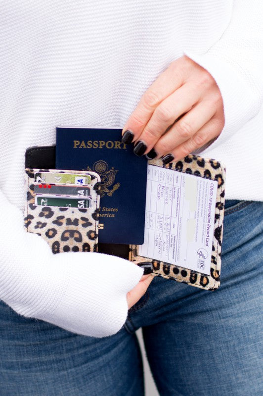 Passport and Vaccine Credit Card Wallet Aili's Corner