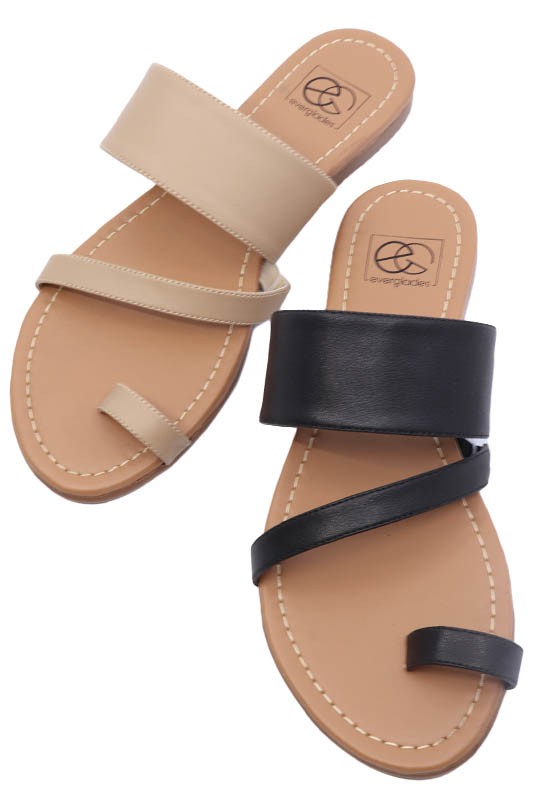 Toe ring Slide Sandal Miami Shoe Wholesale