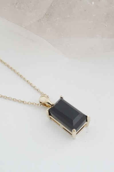 Bonbon Black Crystal Necklace HONEYCAT Jewelry