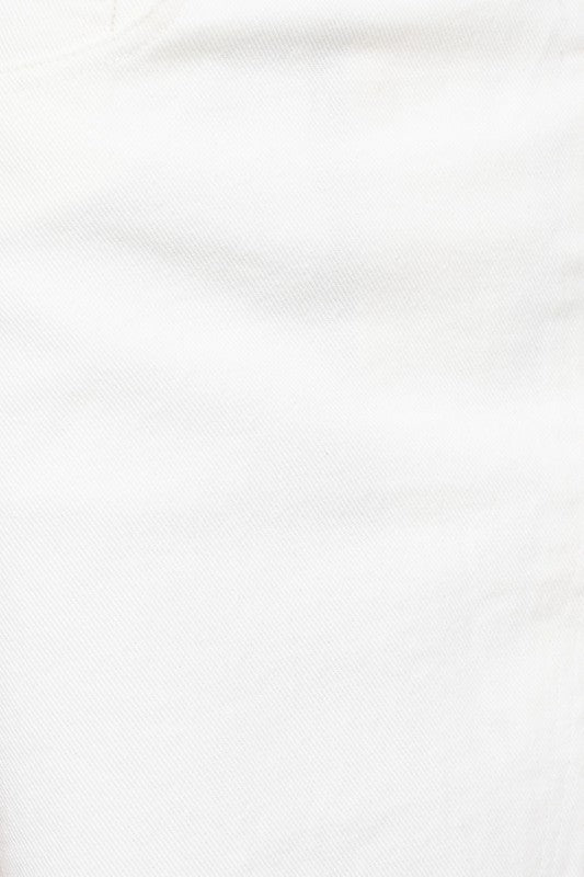 White Denim Mini Skirt Gilli