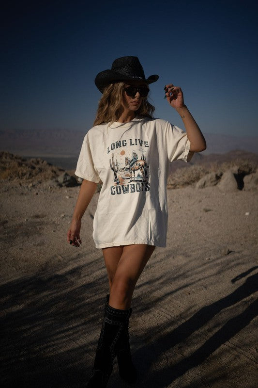 Long Live Cowboys Graphic Tee Ocean and 7th