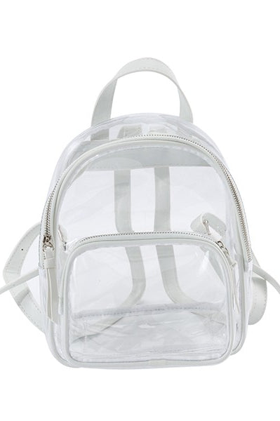 High Quality Clear PVC Backpack Bag Bella Chic