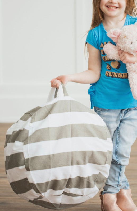 Kids Stuffed Animal Holder Bags Organization Dani & Em