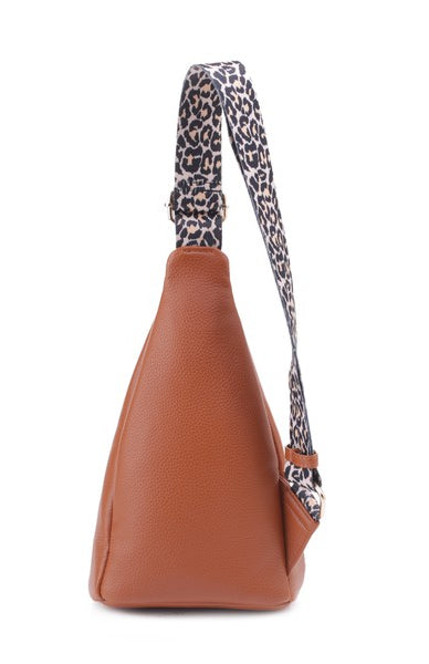 Remy Vegan Leather Sling Handbag Purse Belt Bag Dani & Em