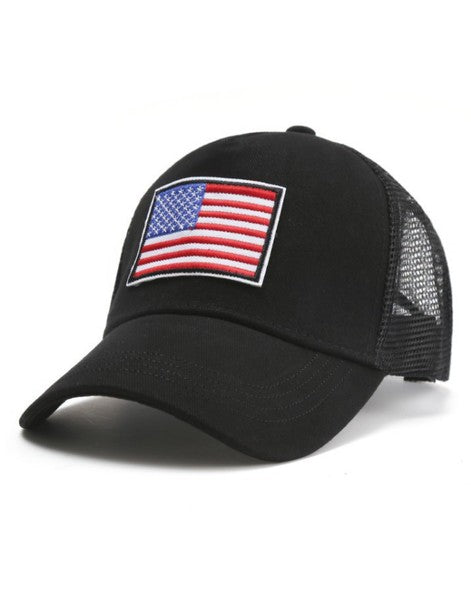 American Flag Unisex Trucker Hat Jupiter Gear