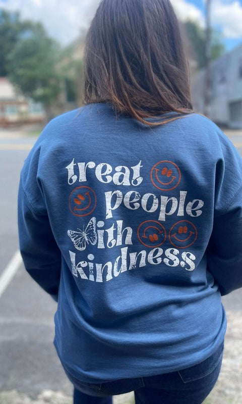 Treat People With Kindness Sweatshirt Ask Apparel
