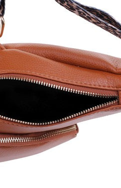 Remy Vegan Leather Sling Handbag Purse Belt Bag Dani & Em