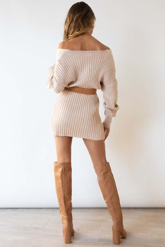 SEXY SWEATERS FASHION DRESS By Claude