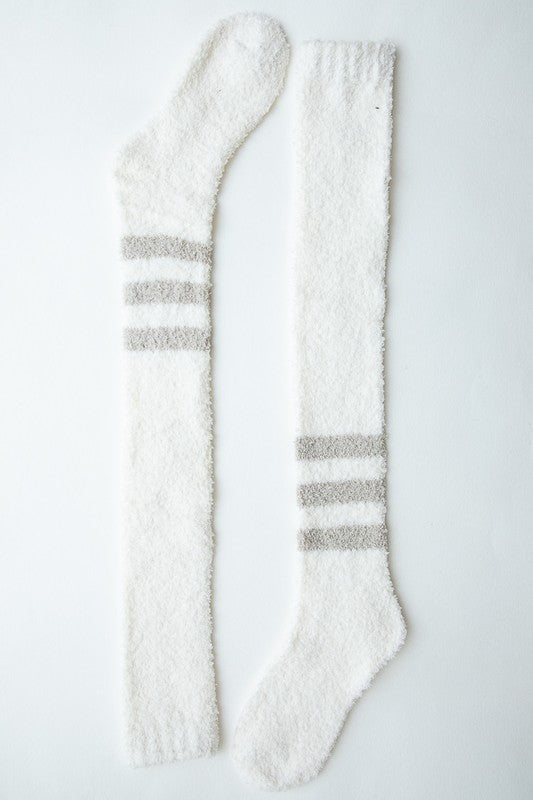 Knee-High Boucle Socks Leto Accessories
