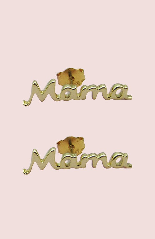 Cursive Mama Earrings Mothers Day Gift Dani & Em