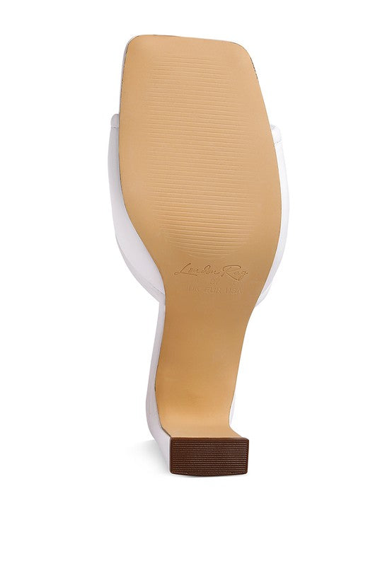 Celine Quilted Italian Block Heel Sandals Rag Company