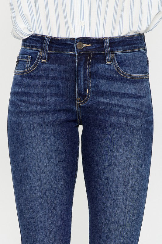 Mid RIse Ankle Skinny Jeans Kan Can USA