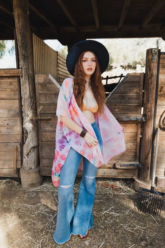 Daydream Tie Dye Cover Up Leto Accessories