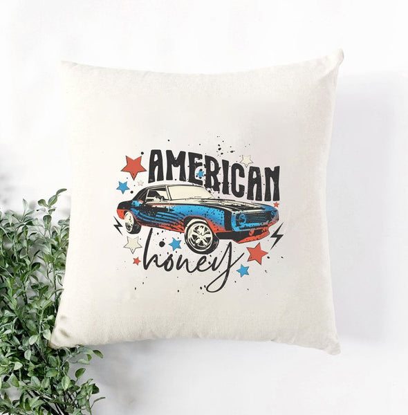 American Car Honey Pillow Cover City Creek Prints