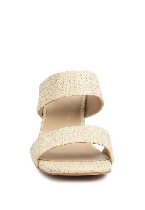 Alodia Slim Block Heel Sandals Rag Company