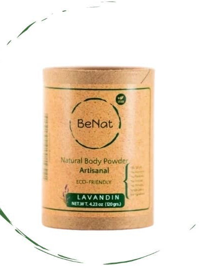 All-Natural Body Powder. Eco-Friendly. BeNat