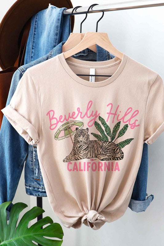 BEVERLY HILLS CALIFORNIA GRAPHIC T-SHIRT BLUME AND CO.