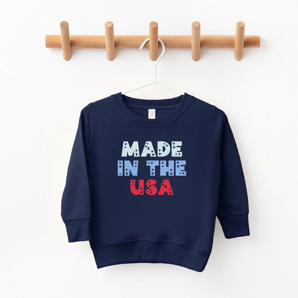 Made In The USA Pastel Toddler Sweatshirt The Juniper Shop