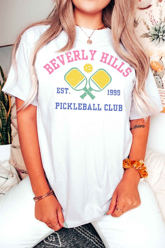 BEVERLY HILLS PICKLEBALL CLUB GRAPHIC TEE A. BLUSH CO.