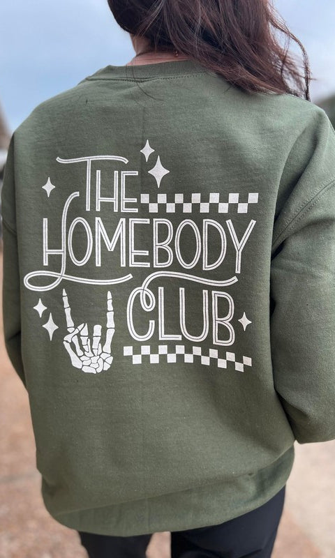 The Homebody Club Sweatshirt Ask Apparel