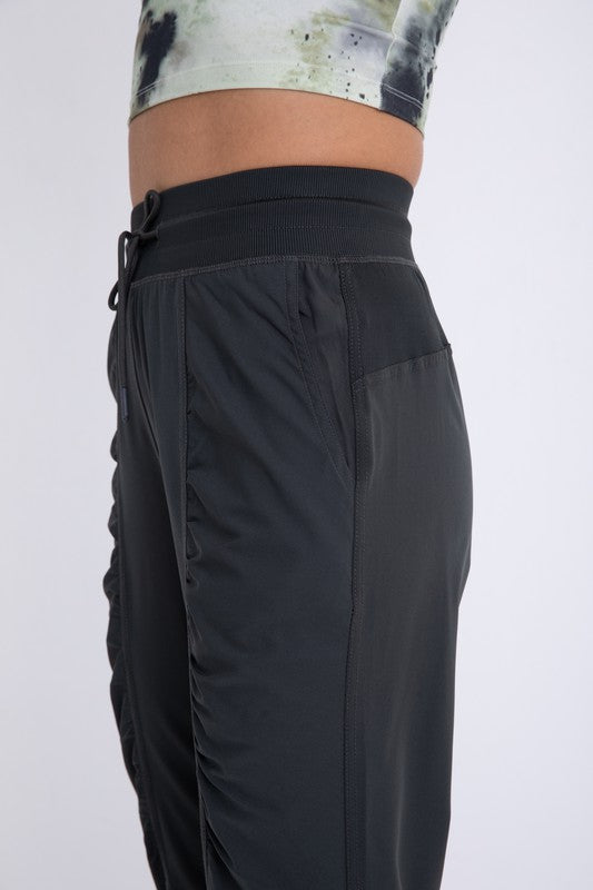 Ruched Front Active Joggers Mono B