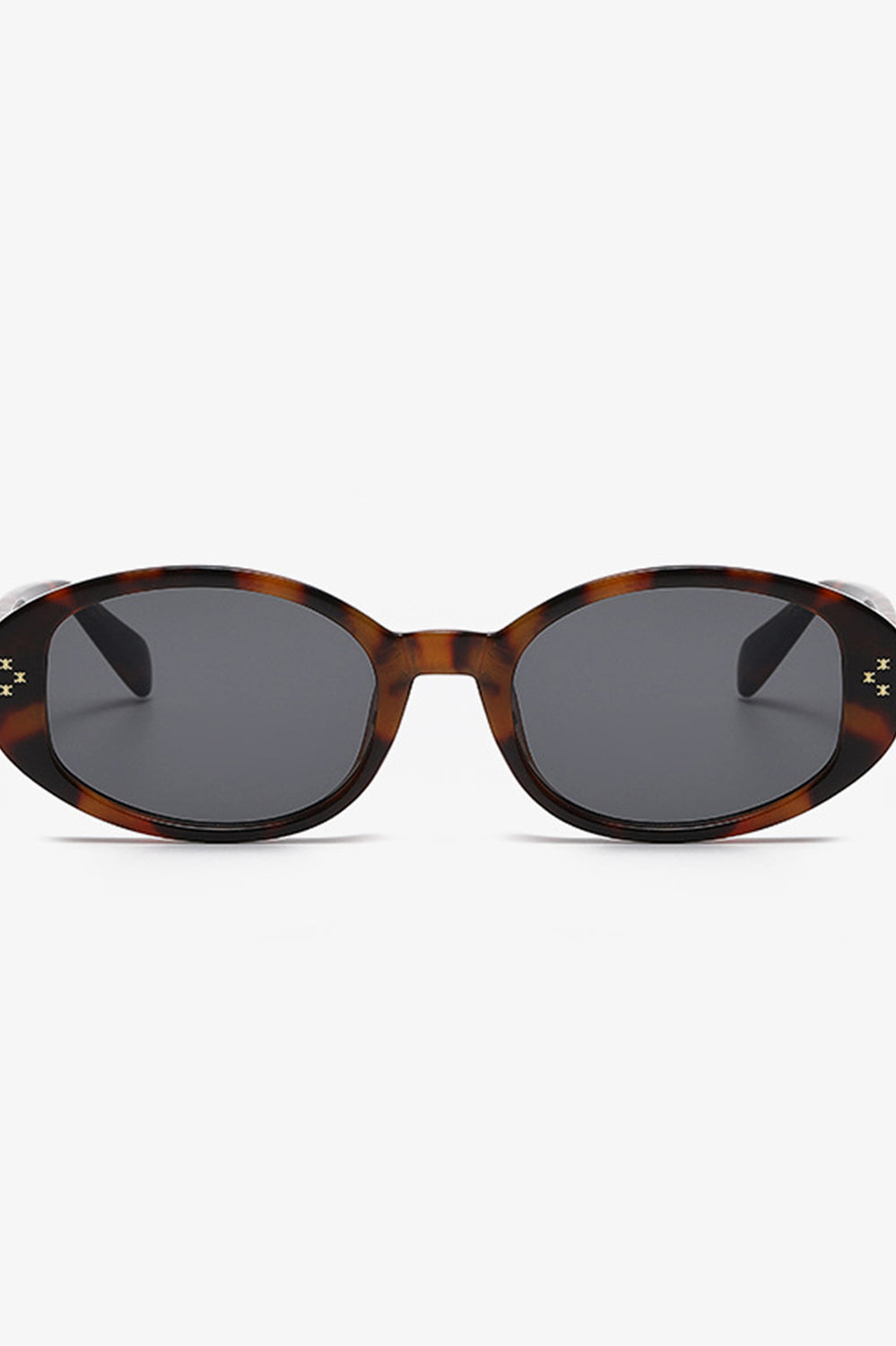 Polycarbonate Frame Oval Sunglasses Trendsi