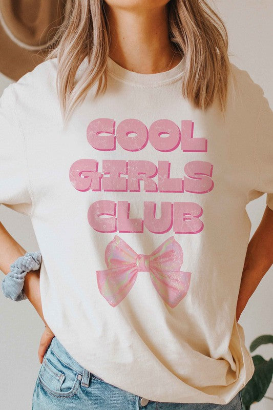 COOL GIRLS CLUB RIBBON Graphic T-Shirt A. BLUSH CO.