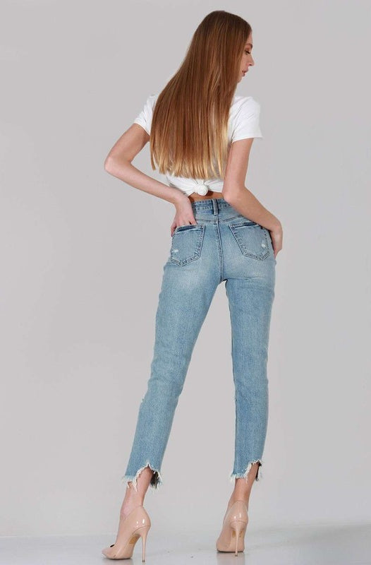 MID RISE RELAXED SKINNY SPECIAL A JEANS
