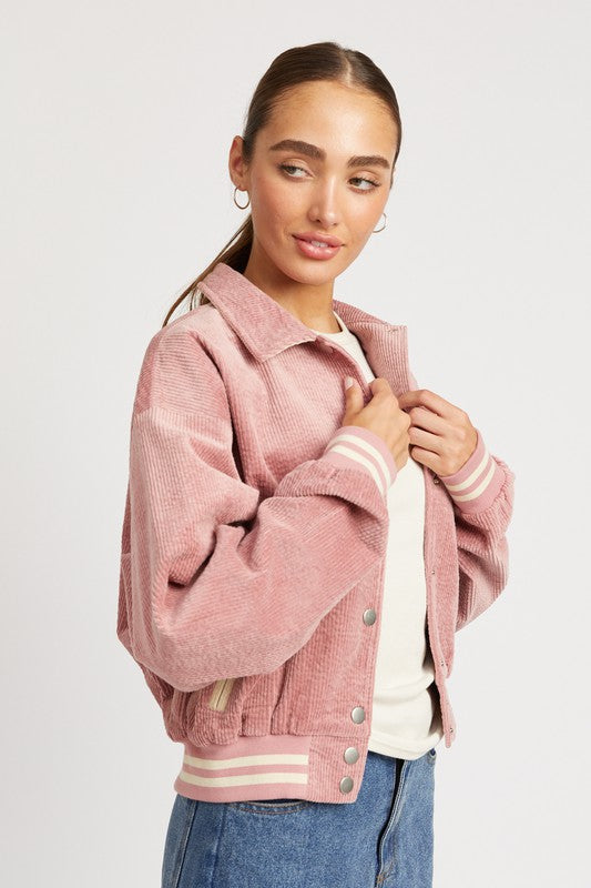 BOMBER JACKET WITH COLLAR Emory Park