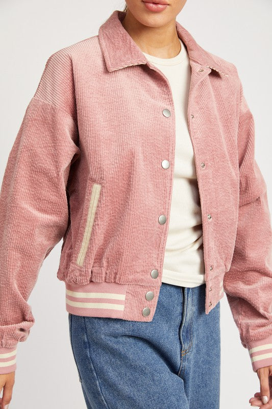 BOMBER JACKET WITH COLLAR Emory Park