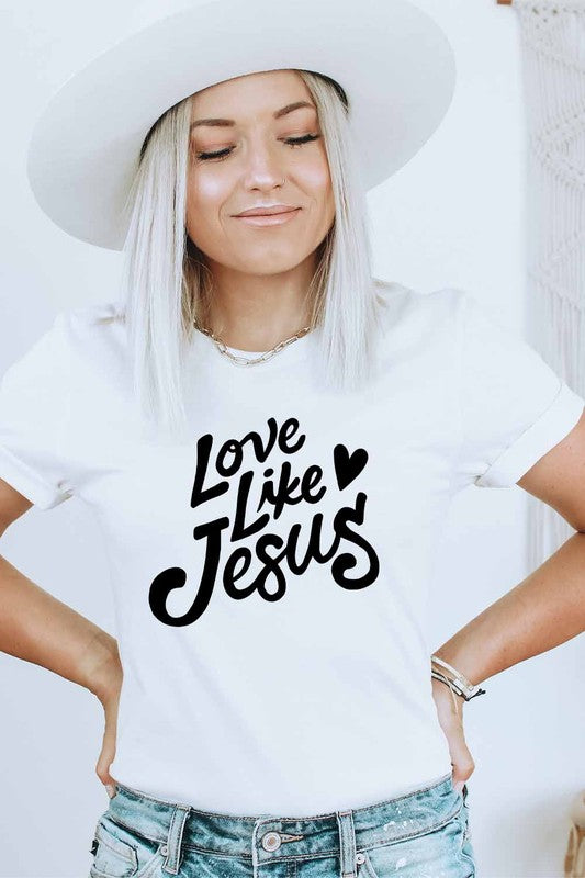 Love Jesus Graphic Tee Khristee