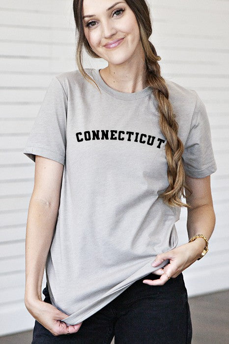 Connecticut Tee Wildberry Waves