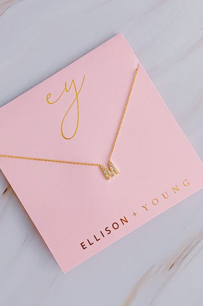 Understated Beauty Initial Necklace Ellison and Young