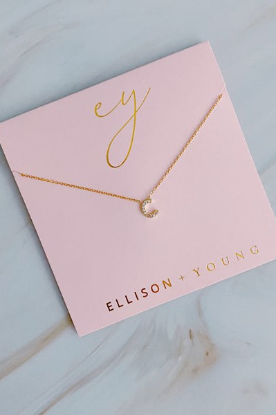 Understated Beauty Initial Necklace Ellison and Young