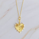 Clip Hanging Initial Heart Necklace Ellison and Young